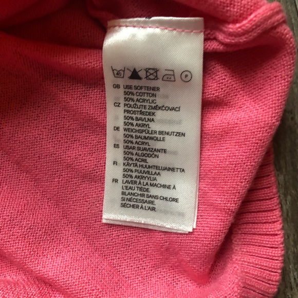 H&M Bright Pink Sweater Tunic/Dress - Picture 3 of 4